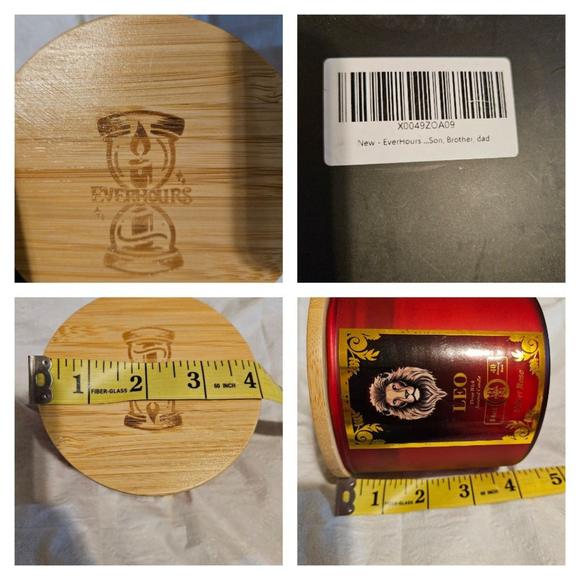 Everhours Leo Astrology Velvet Rose Scented Candle - 14 Ounce (NEW) - Picture 11 of 11